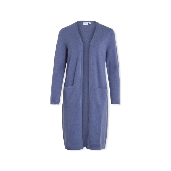  Vila  Płaszcze Vila  Noos Ril Long Cardigan - Bijou Blue  
