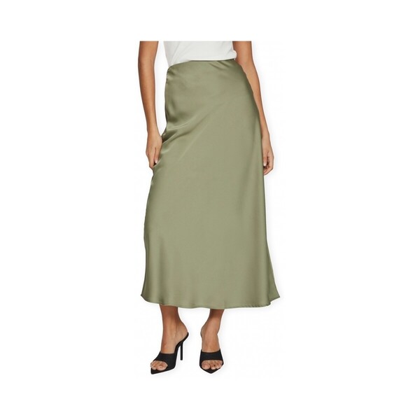  Vila  Spódnice Midi  Vila  Noos Elette Skirt - Oil Green  