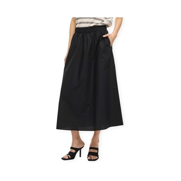  Vila  Spódnice Midi  Vila  Noos Sophie Skirt - Black Beauty  