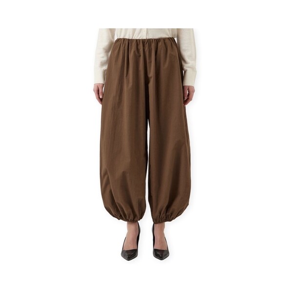  Y.a.s  Spodnie Z Lejącego Materiału Y.a.s  Yas Billo Balloon Trousers - Teak  