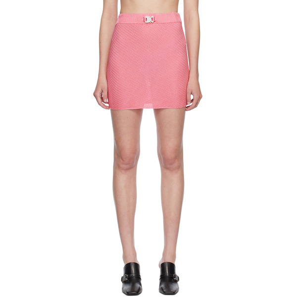  1017 Alyx 9sm Pink Buckle Miniskirt 