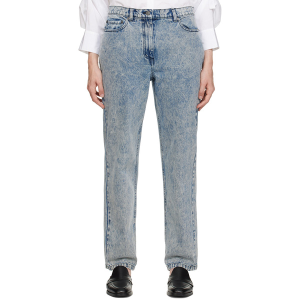  3.1 Phillip Lim Blue Overdyed Jeans 