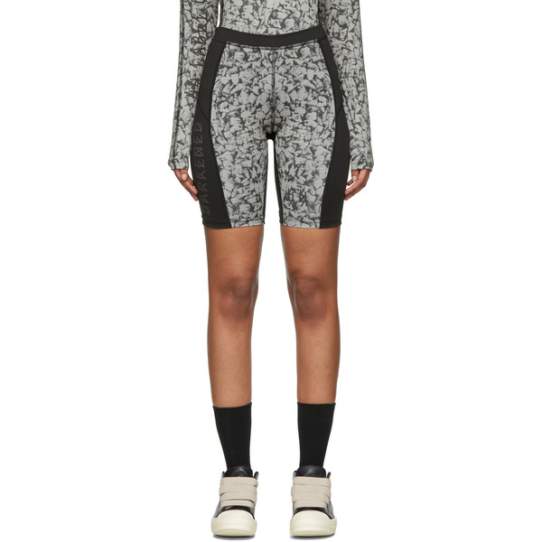  44 Label Group Black & Grey Teeth Cycling Shorts 