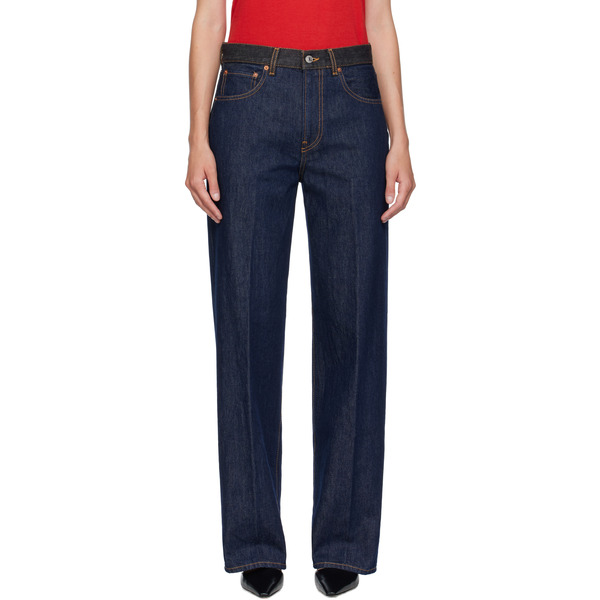  6397 Blue Contrast Wb Jeans 
