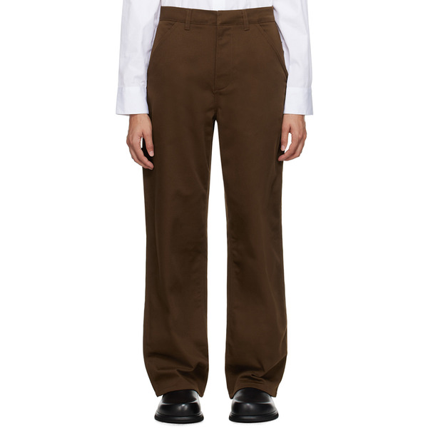  6397 Brown Workwear Trousers 