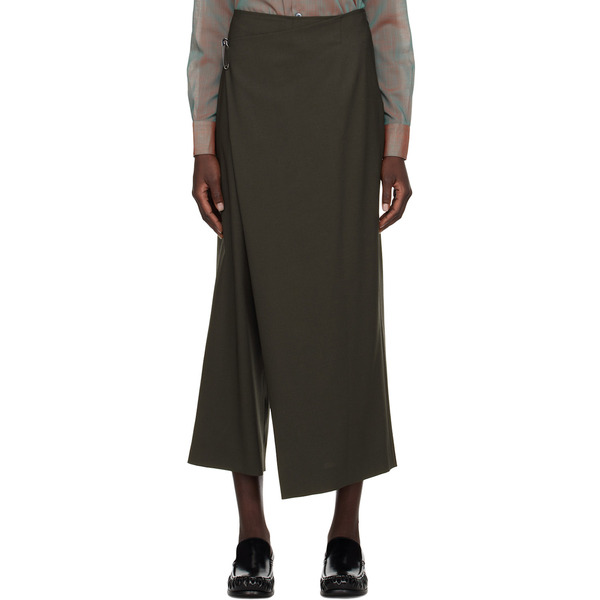  6397 Gray Wrap Trousers 