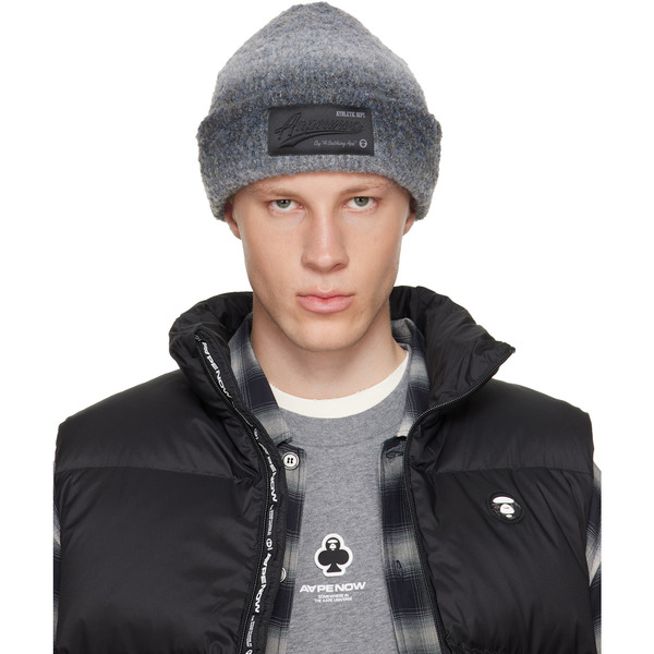  Aape By A Bathing Ape Gray Aapeunvs Beanie 
