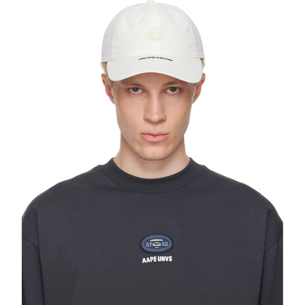  Aape By A Bathing Ape Off-white Aapenow Moonface Cap 