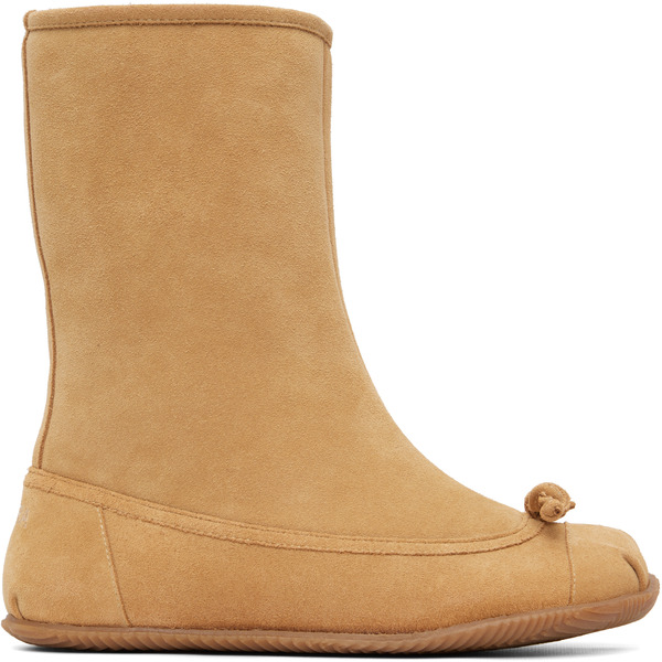  Abra Beige Tall Baby Boots 