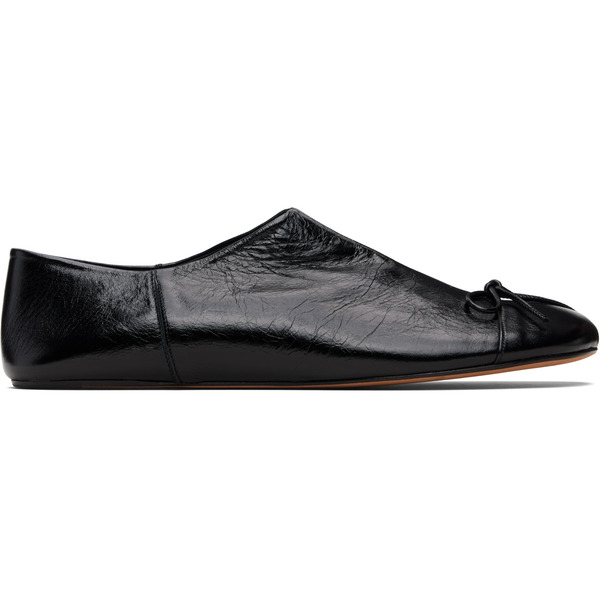  Abra Black Babouch Ballerina Flats 