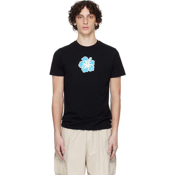  Abra Black Flower T-shirt 
