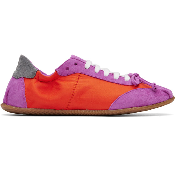  Abra Red & Purple Ballerina Sneakers 