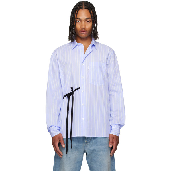 Abra Ssense Exclusive Blue Cotton Shirt 