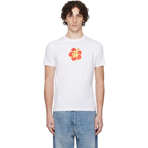  Abra White Flower T-shirt 