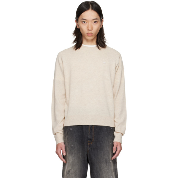  Acne Studios Beige Crewneck Sweater 