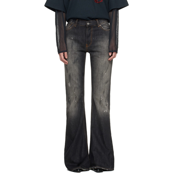  Acne Studios Black 2025f Fitted Jeans 