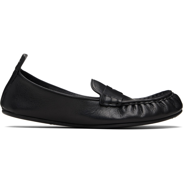  Acne Studios Black Leather Loafers 