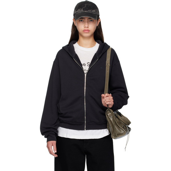  Acne Studios Black Zipper Hoodie 