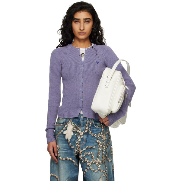  Acne Studios Blue Button-up Cardigan 
