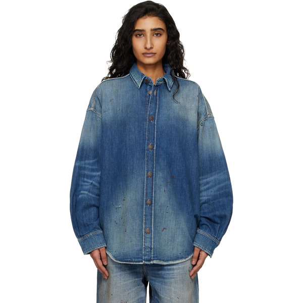 Acne Studios Blue Button-up Denim Shirt 