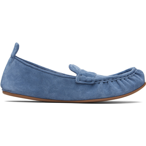  Acne Studios Blue Suede Loafers 