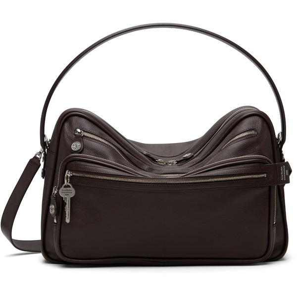  Acne Studios Brown Camero Camera Shoulder Bag 