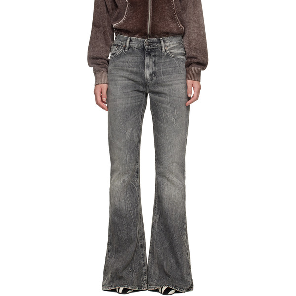  Acne Studios Gray 2025f Fitted Jeans 