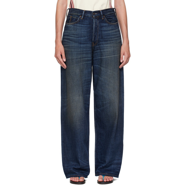  Acne Studios Navy Loose Fit 1981 Jeans 