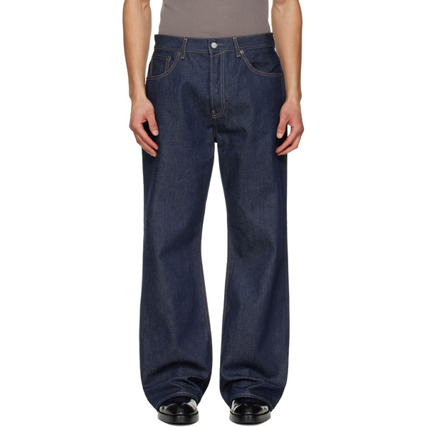  Acne Studios Navy Regular Fit 2021m Jeans 
