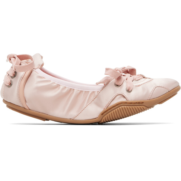  Acne Studios Pink Lace-up Satin Sneakers 