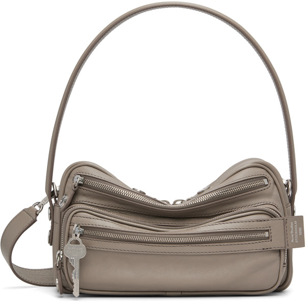  Acne Studios Taupe Camero Party Shoulder Bag 