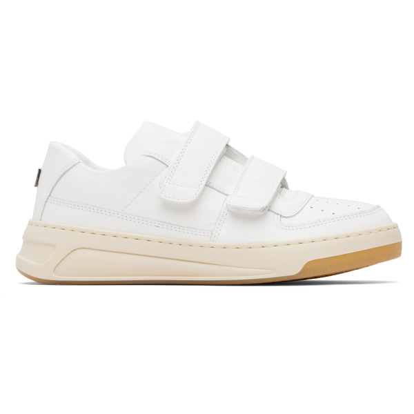  Acne Studios White Velcro Strap Sneakers 