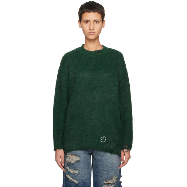  Ader Error Green Rous Sweater 