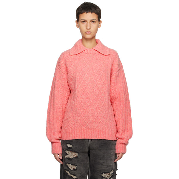  Ader Error Pink Erete Long Sleeve Polo 