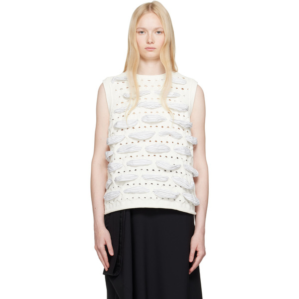  Ader Error White Product. 58 Knit Vest 