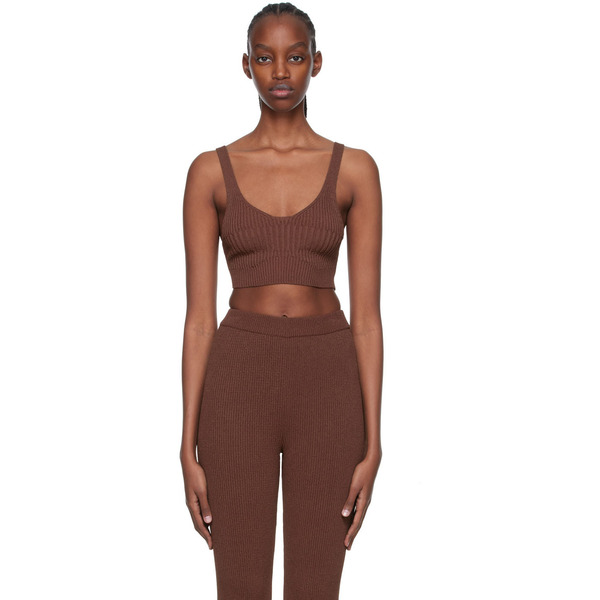  Aeron Brown Joan Tank Top 