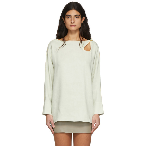  Aeron Green Keyhole Aliso Shirt 