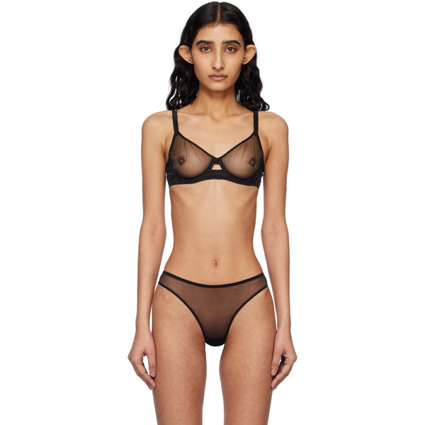  Agent Provocateur Black Lucky Bra 