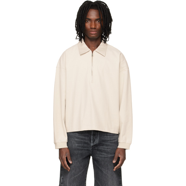  Agolde Beige Darius Polo 