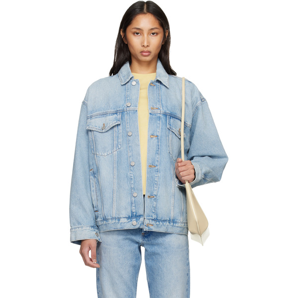  Agolde Blue Evin Denim Jacket 