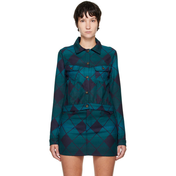  Ahluwalia Blue Woolmark Prize Edition Jacket 