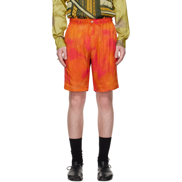  Ahluwalia Orange Bassar Shorts 