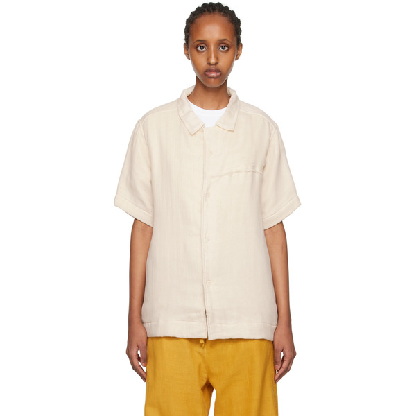  Airei Off-white Raw Edge Shirt 
