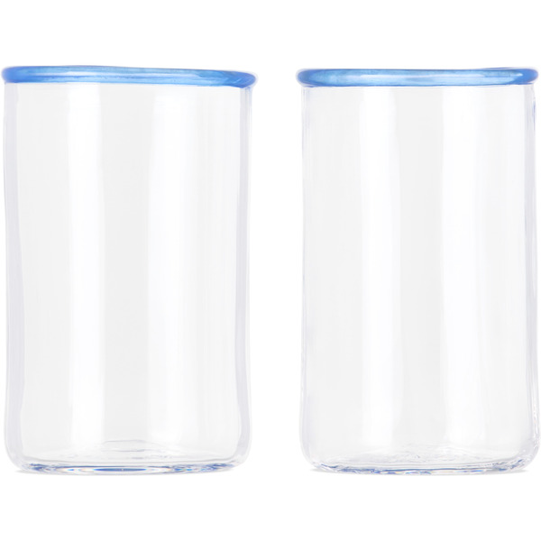  Akua Objects Blue Small Peter Glass Set 