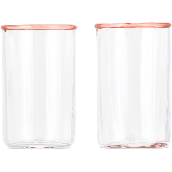  Akua Objects Pink Small Peter Glass Set 