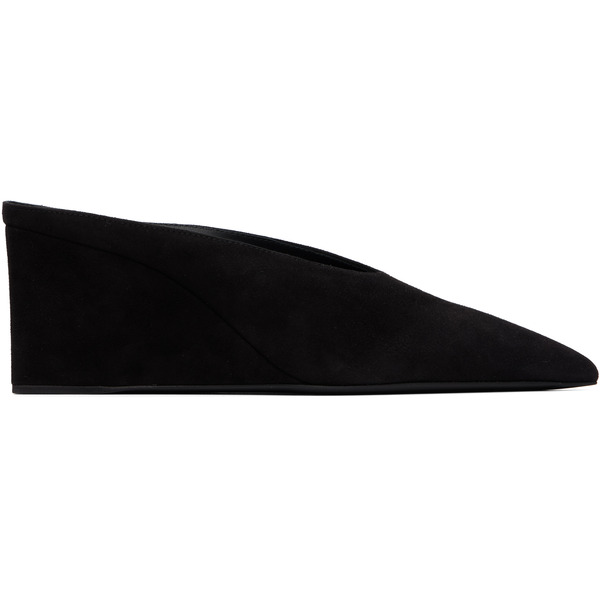  Alaïa Black Cube Wedge Mule Heels 