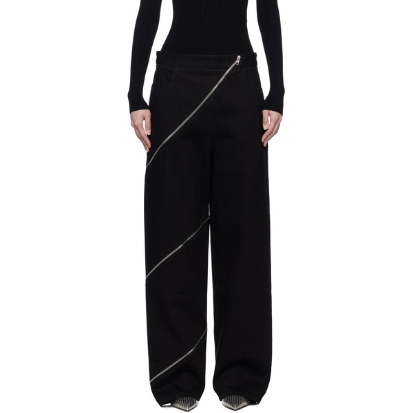  Alaïa Black Spiral Jeans 