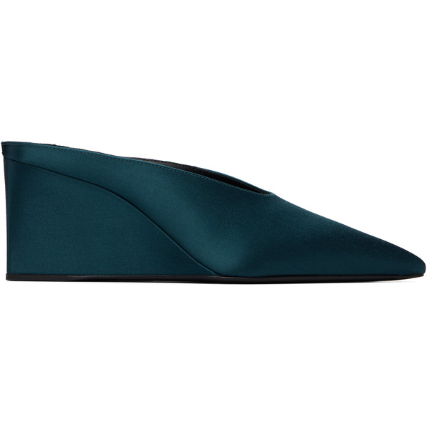  Alaïa Blue Cube Mule Heels 