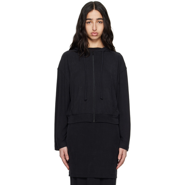  Alainpaul Black Zip-up Hoodie 