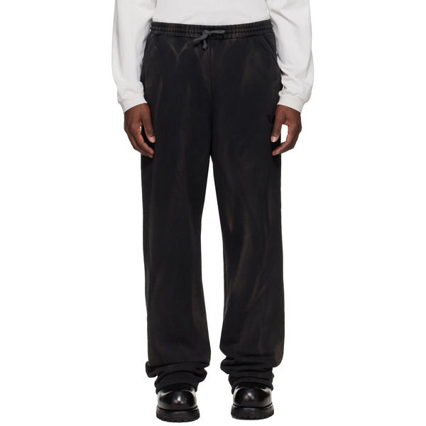 Alexander Digenova Black Trashed Sweatpants 